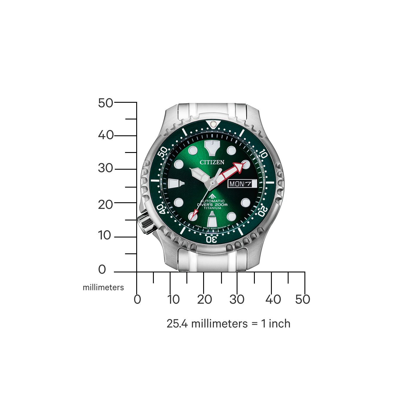 CITIZEN Promaster Automatik Titanium Diver 200m NY0100-50XE