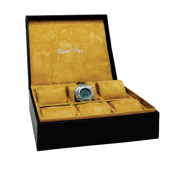 EDEN ROC Uhrenbox für Sammler (schwarz)