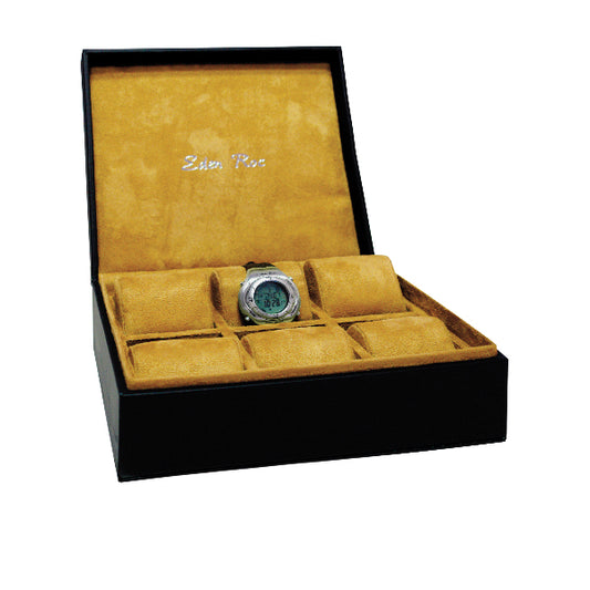 EDEN ROC Uhrenbox für Sammler (schwarz)