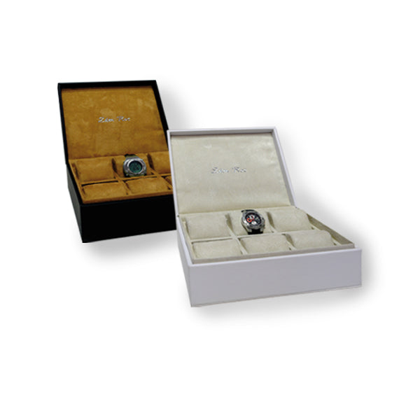 EDEN ROC Uhrenbox für Sammler (schwarz)