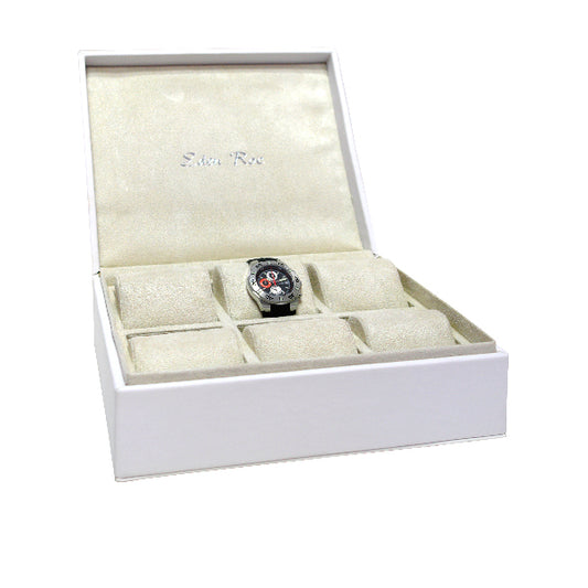 EDEN ROC Uhrenbox für Sammler (weiß)